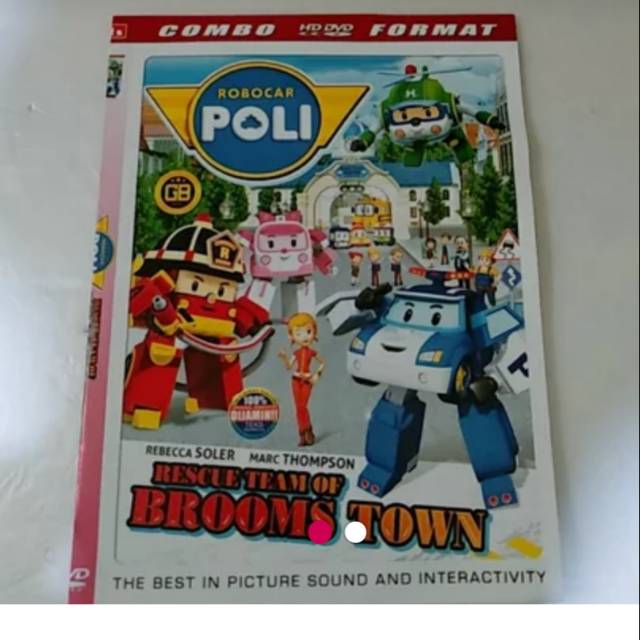 Murah banget DVD film anak robocar poli rescue team of
