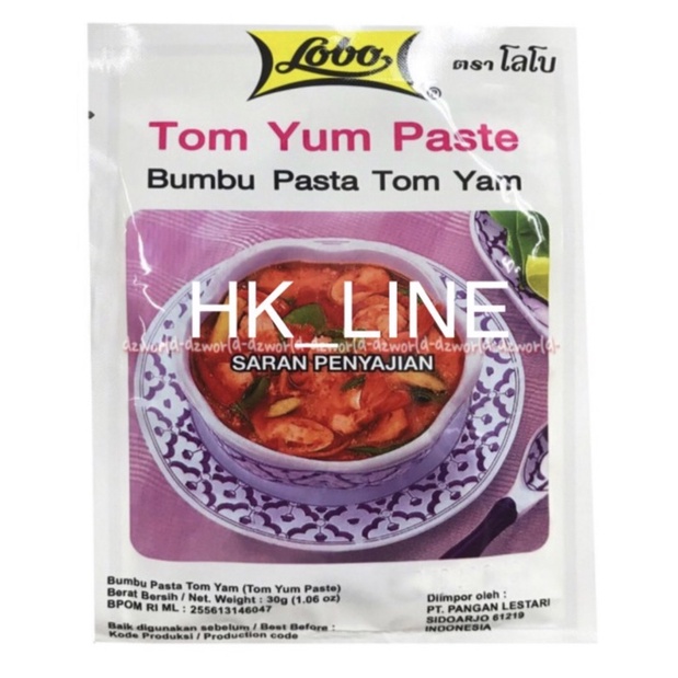 

LOBO TOM YUM PASTA 30gr