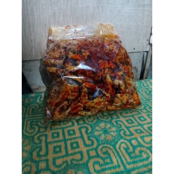 Basreng Baso goreng Extra pedas Daun jeruk netto 250 gram