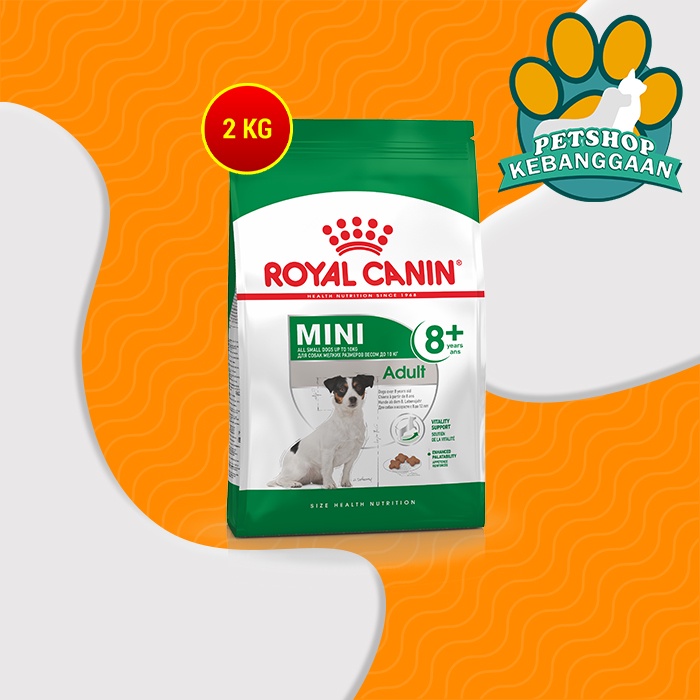 Royal Canin Mini Adult 8+ 2 Kg / Makanan Anjing