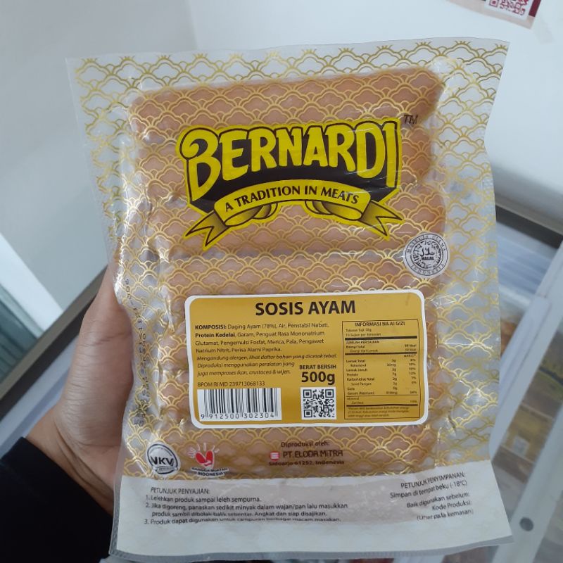 

Bernardi Sosis Ayam Premium 500gr