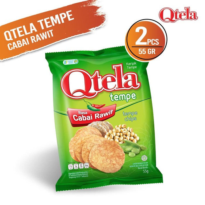 

Qtela Tempe Cabai Rawit 55 Gr 2 Pcs