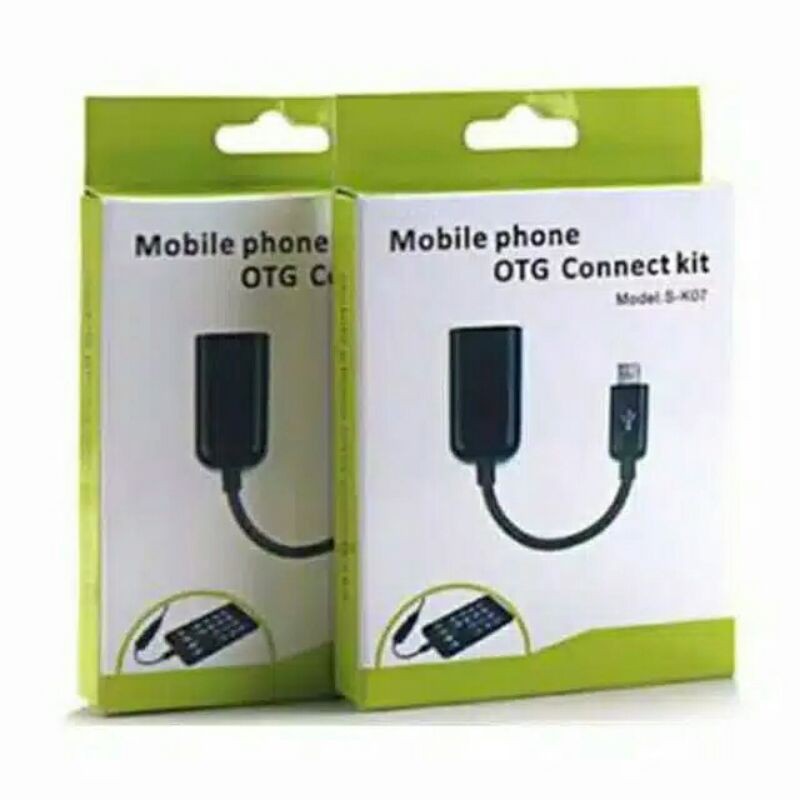 OTG Kabel Transfer Data HP ke Flasdisk, Card Reader, Kartu SD / OTG micro V8 / OTG Micro To USB