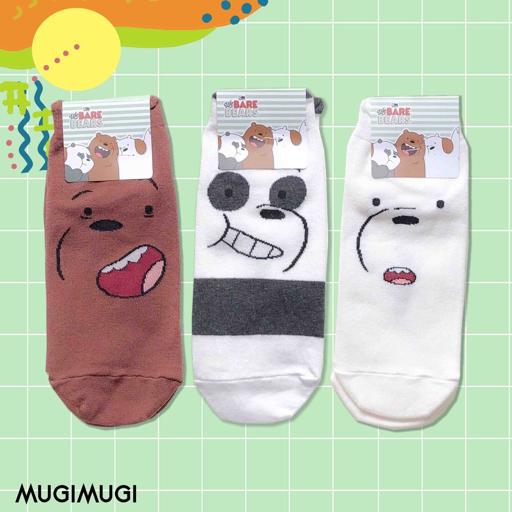 Kaos Kaki We Bare Bears / Kaos Kaki Korea