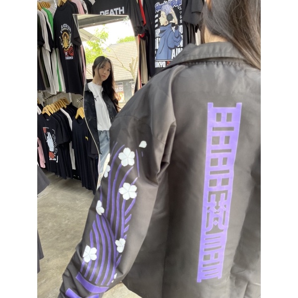 Jaket Coach V2 Gang Brahman Tokyo Revengers Anime Manga Geng Motor Kawaragi Senju