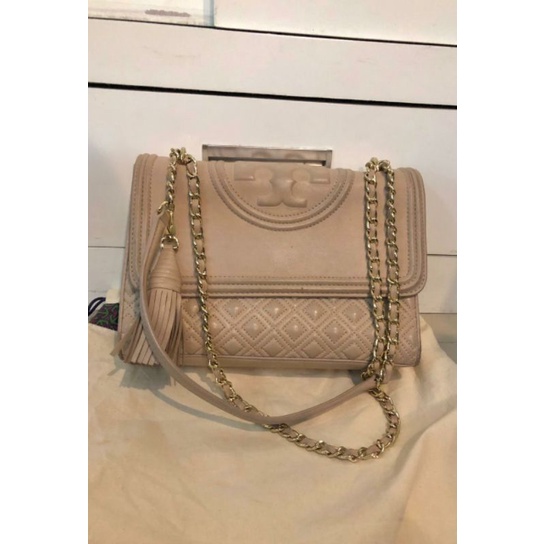 tory burch toryburch fleming soft medium preloved original authentic