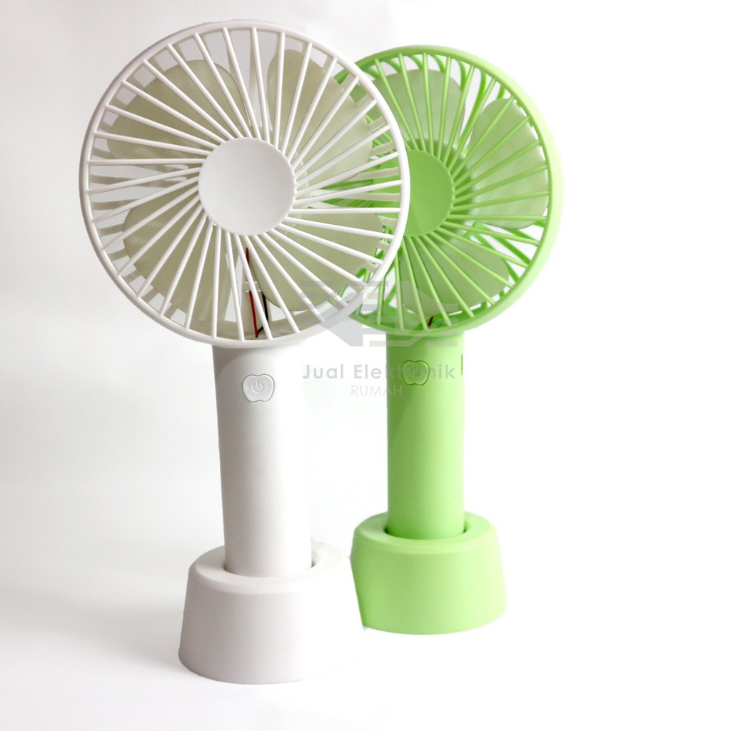 Handy Mini Fan WARNA POLOS Kipas Portable Mini Kipas Tangan Recharger Termurah