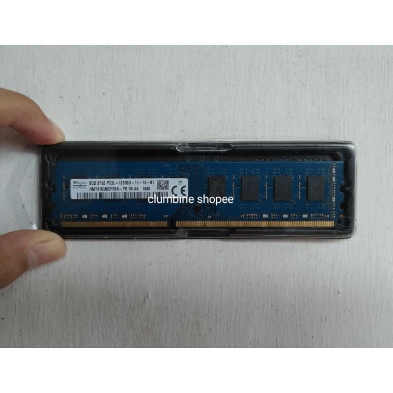 RAM PC 8GB 1600 DDR3 SK Hynix 8GB 1600 DDR3 PC3L-12800U Memory Komputer DDR3L 12800