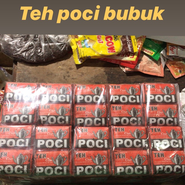 

Teh poci bubuk kecil