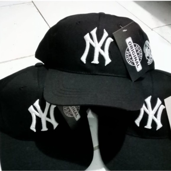 SM - Topi Baseball NY Pria Polos Premium Grosir Sport Bandung