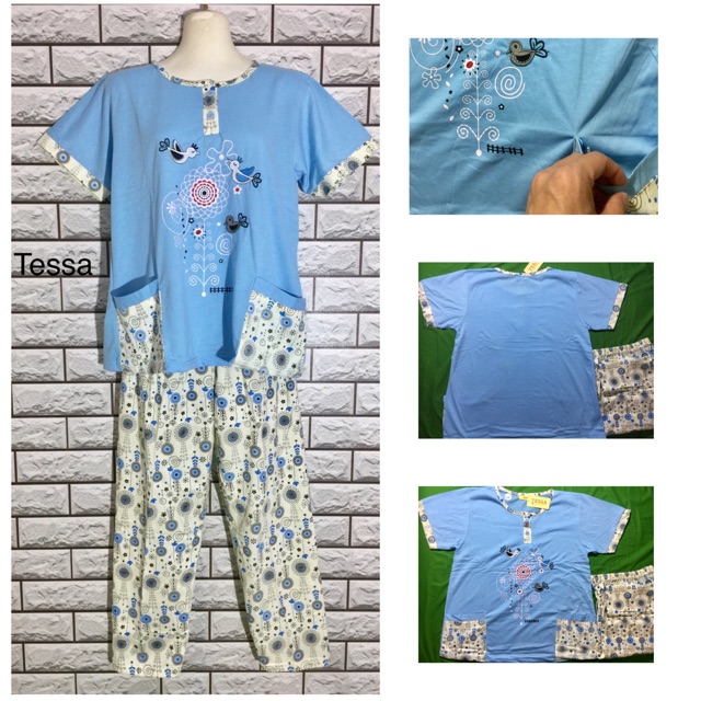 BAJU TIDUR CP TESSA - PIYAMA CP STANDAR TESSA