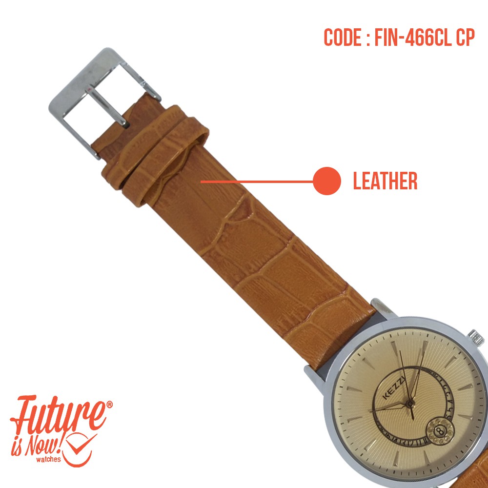 FINX-466 CL CP Jam Tangan Couple Pria dan Wanita Analog - Leather Strap/ FINX-463 CL CP