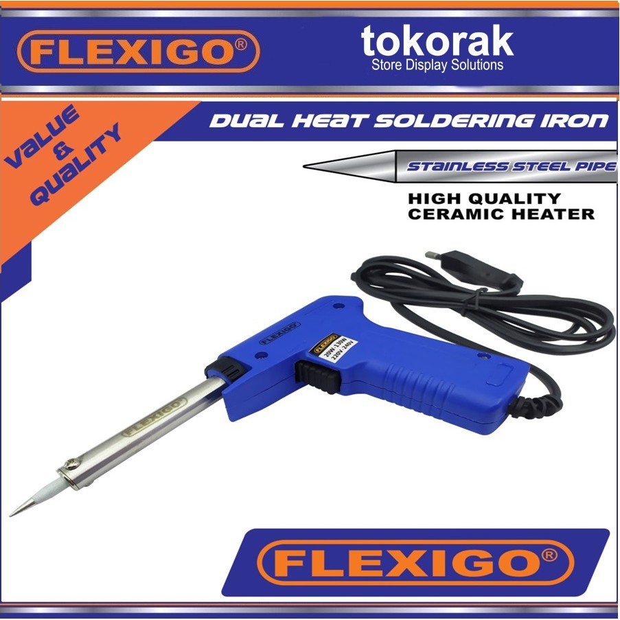 SOLDER LISTRIK DUAL 20 -130 WATT FLEXIGO - DUAL HEAT - SOLDERING IRON