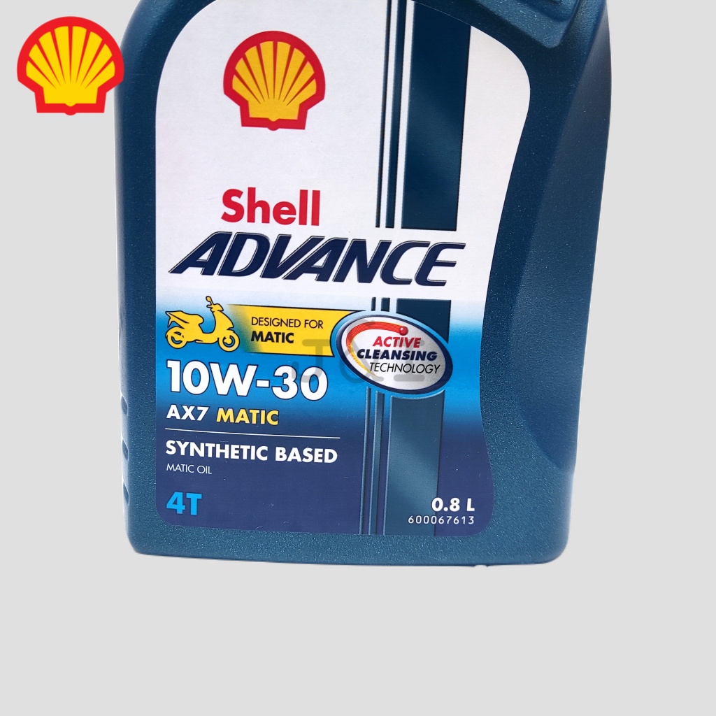 Oli Shell Advance AX7 MATIC 10W-30 API SN JASO MB 0.8 Liter