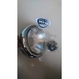 lampu depan plus ring vespa stang bulat Motor Custom