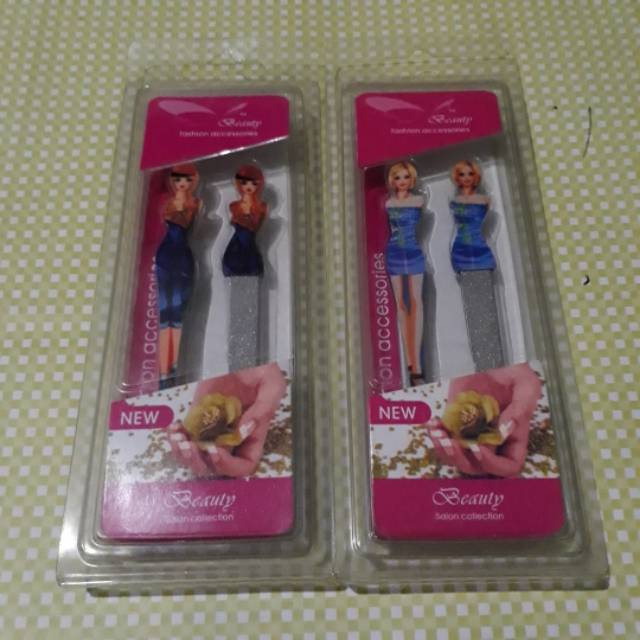 Salon set/nail art/buffer/kikir kuku/pinset/capit/nail file/nail files