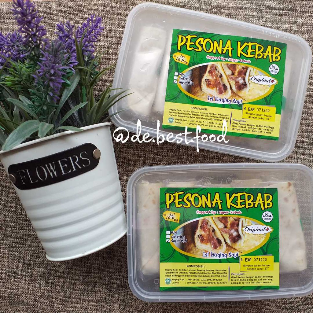 

Pesona Kebab Super Mini Frozen Original Isi 10 pcs