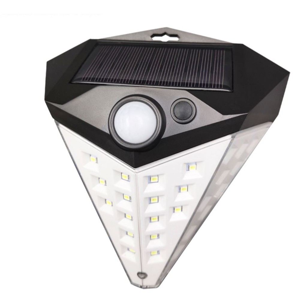 Lampu Taman Solar Powered Led Wall Light / Lampu matahari Sensor Gerak-yoyosoo