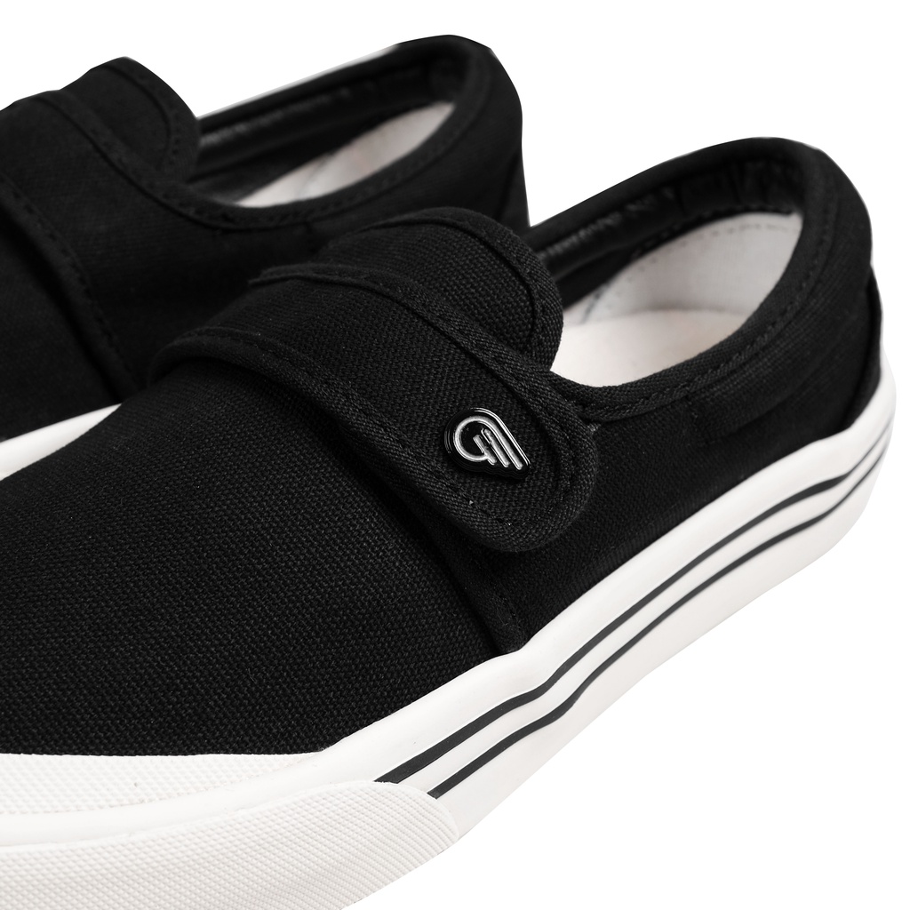 Gozeal | Shoes Slipon Velcro | Nagato Black