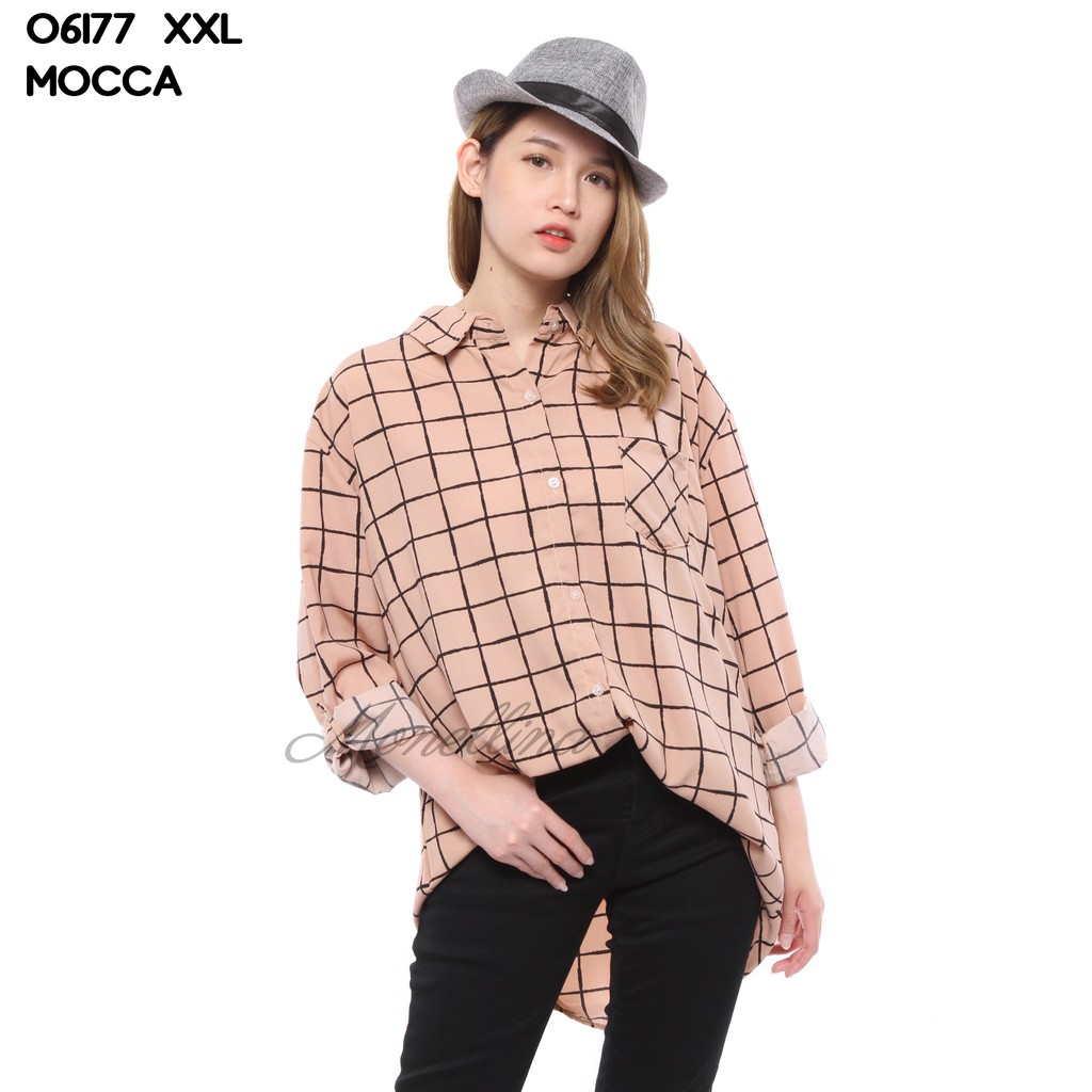 Monellina G1 06177 Baju  Blouse  Monalisa Square  XXXL 