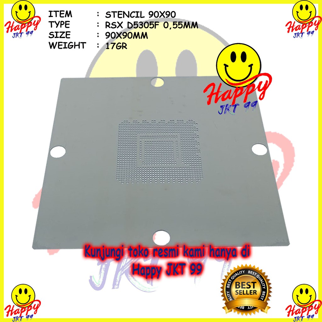 [ HAPPY JKT 99 ] STENCIL 90X90 RSX D5305F 5305 F 5305F D5305