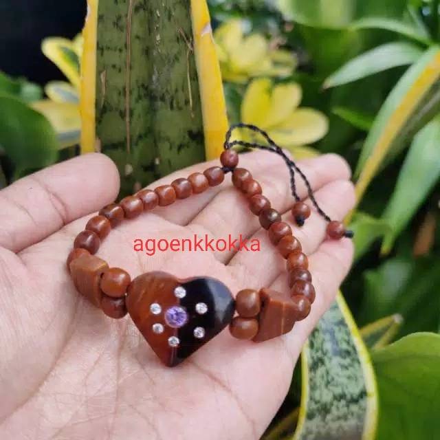 Gelang love mata coklat kokka kaokah fukahah