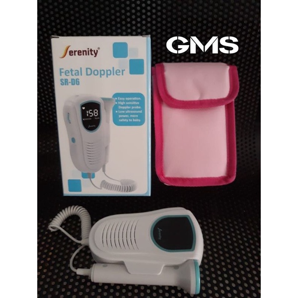 Fetal Doppler LCD Serenity Type SR - D6 / Alat Deteksi Denyut Jantung Bayi dalam Janin