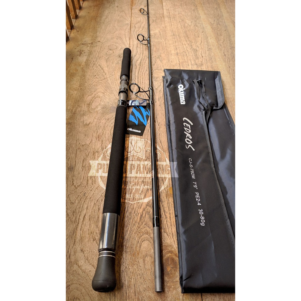 Rod Joran Popping Okuma CENDROS CJ-S-792M pe 2-4 Lure 30-80gr Action fast