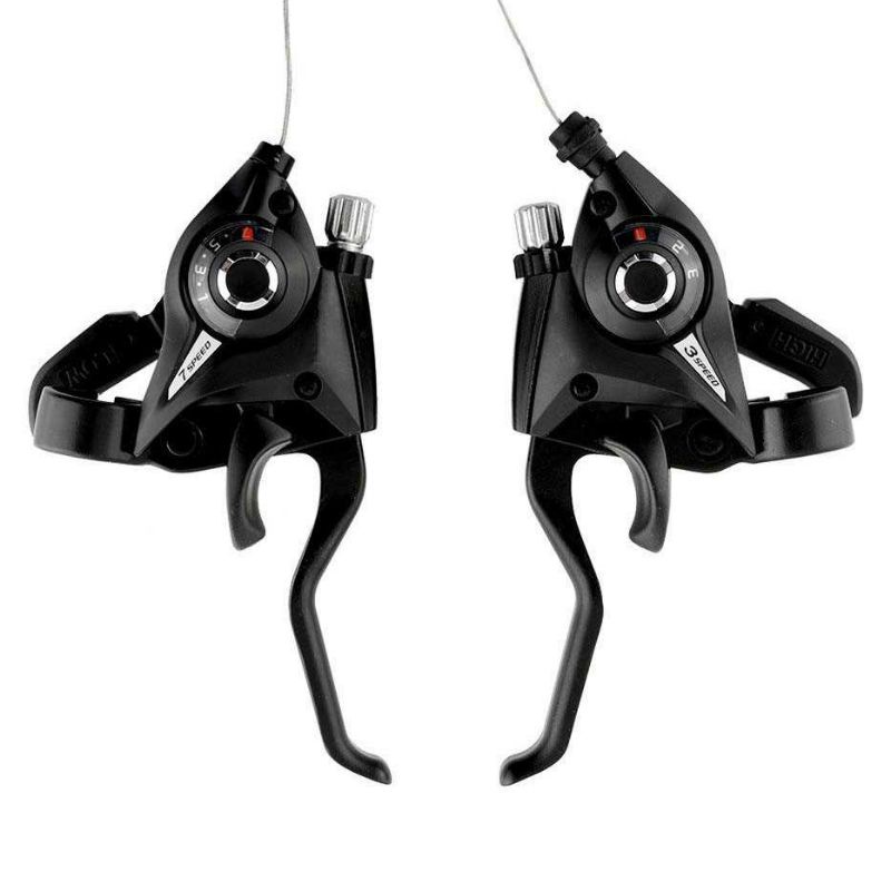 Shifter sepeda Handle Brake Rem Sepeda Shimano 7 Speed 2 PCS