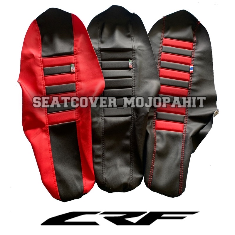 Kulit jok motor honda CRF 150L garis timbul premium quality