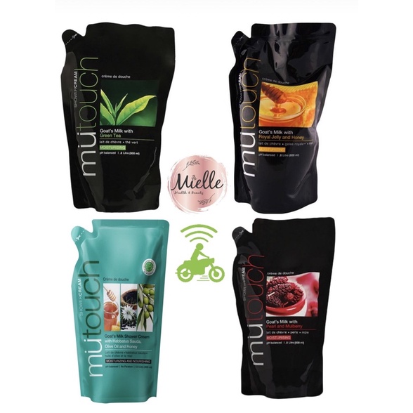 MUTOUCH Shower Cream Refill 800ml / 450ml