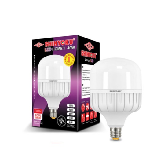 Lampu led home 1 shinyoku 40W warna putih