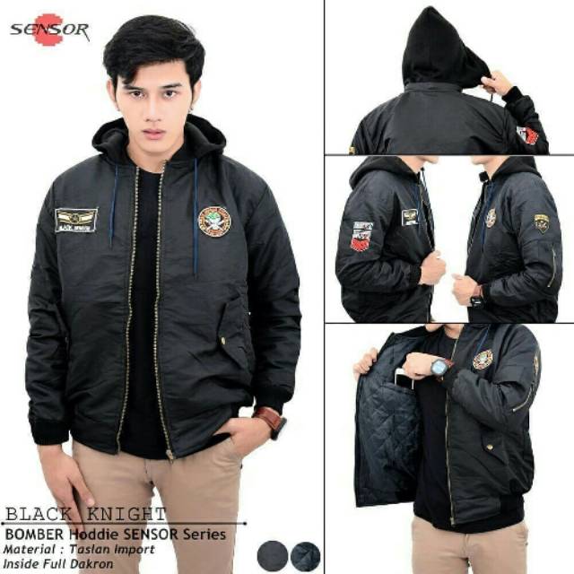 jaket bomber hoodie