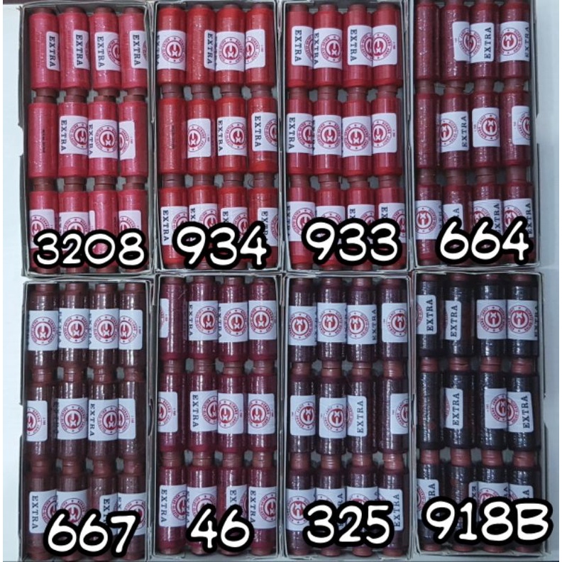Benang Jahit EXTRA 160 yards Warna Merah (Harga per pcs)
