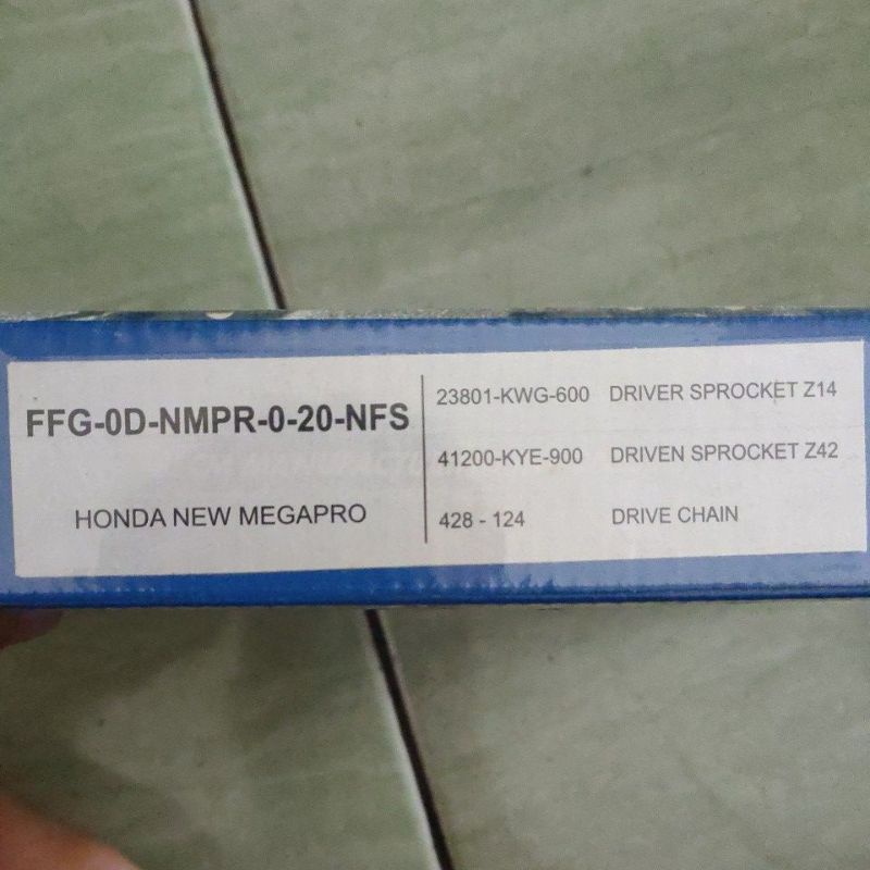 Gear Set NEW MEGAPRO Ori FSCM by Astra Otoparts