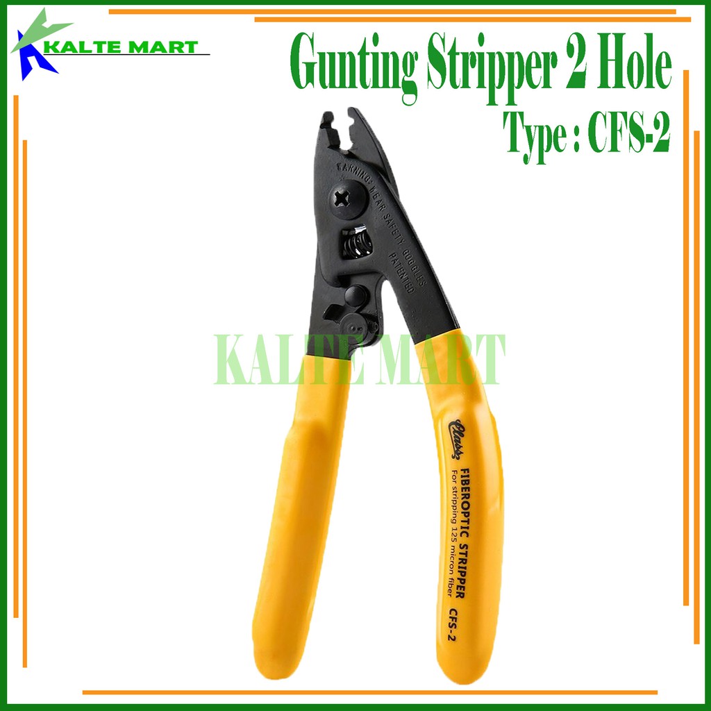 Fiber Optic stripper 2hole Bosi tools / Stripper Fiber Optic 2 Lubang