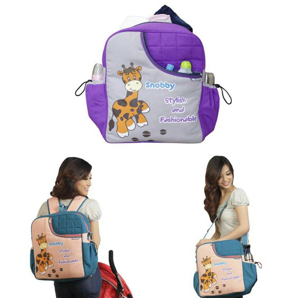 TAS SNOBBY RANSEL 2IN1 GIRAFFE SERIES TPT 1578