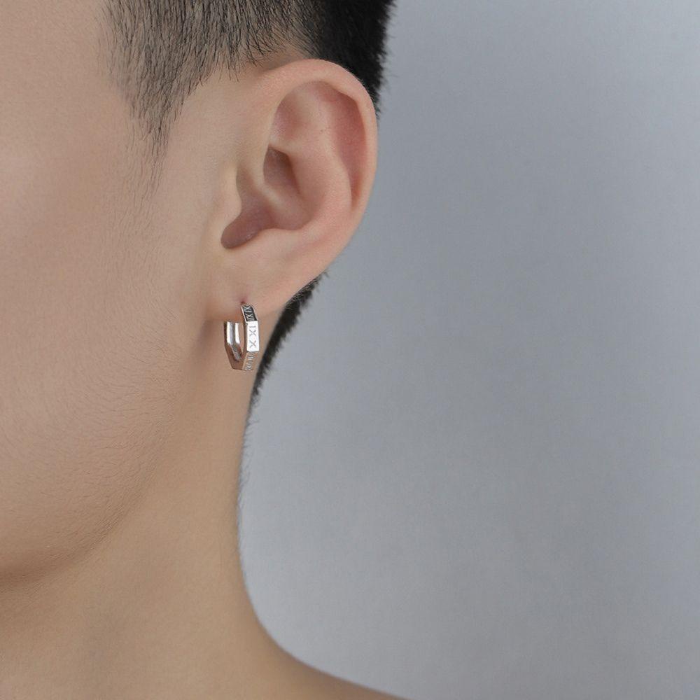 REBUY Rebuy Man Earrings Keren Tampan Mini Kreatif Kepribadian Fashion Perhiasan