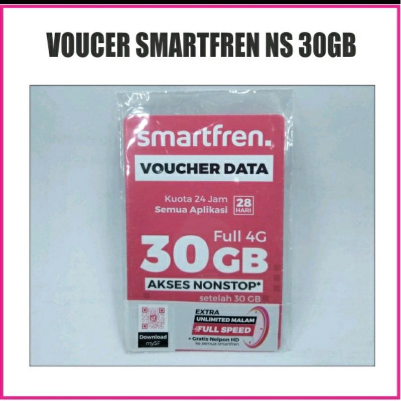 Kuota Smartfren 30 Gb (inject)