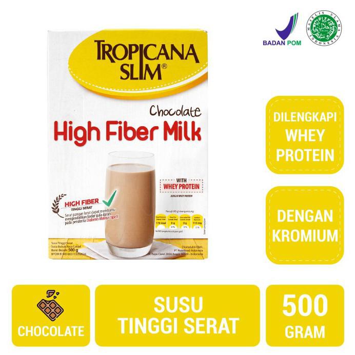 

TROPICANA SLIM HIGH FIBER HIGH CALCIUM MILK CHOCOLATE