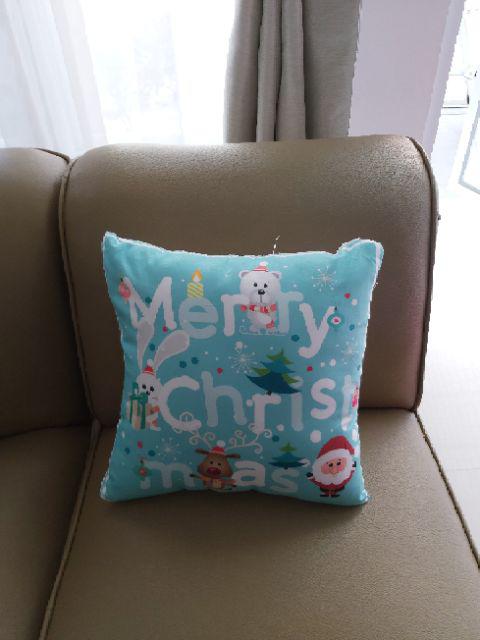  SARUNG  BANTAL  SOFA NATAL  MERRY CHRISTMAS KURSI  DEKOR KADO 