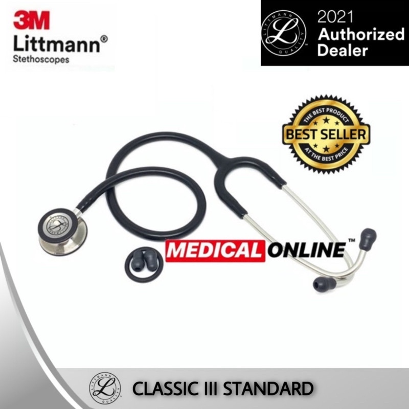 3M STETOSKOP LITTMANN CLASSIC III BLACK 5620 STANDARD LITMAN LITTMAN LITMANN MEDICAL CLASSIC 3