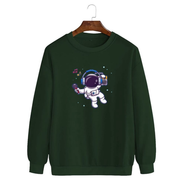 Noveli wear - Sweatshirt roughneck | sweater crewneck basic unisex distro bahan berkualitas sablon digital 009