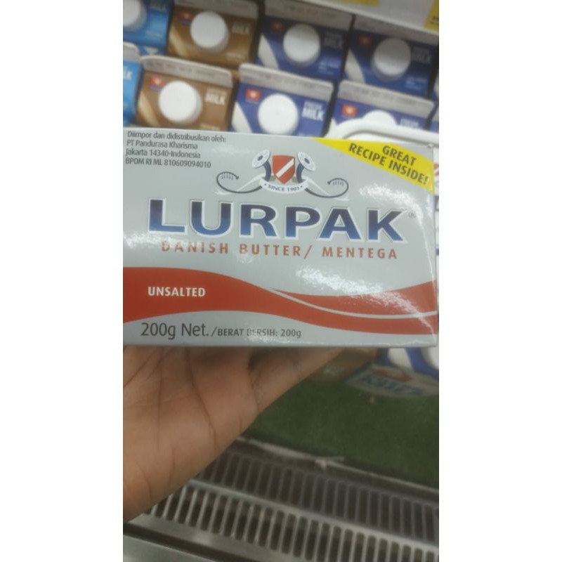 

LURPAK UNSALTED BUTTER 200GR