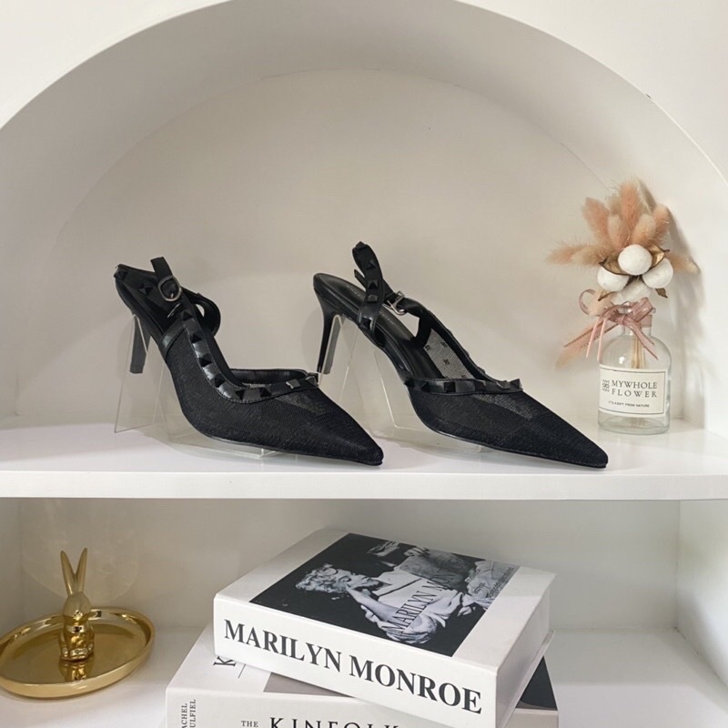 High heels CK sandal free box dan paper bag