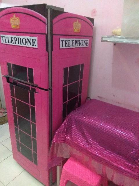 Stiker Kulkas 2 Pintu Fullbody Motif