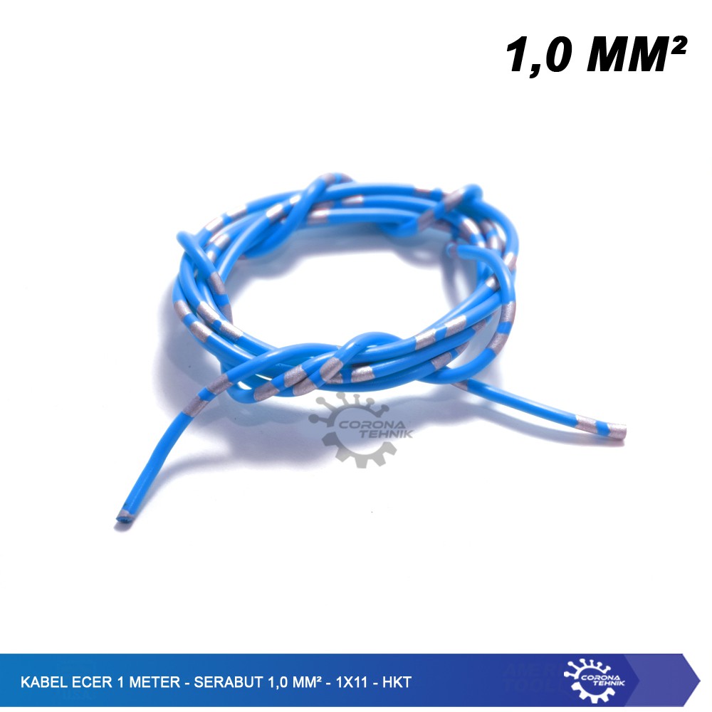 Kabel Ecer 1 Meter - Serabut 1,0 mm² - 1x11 - HKT