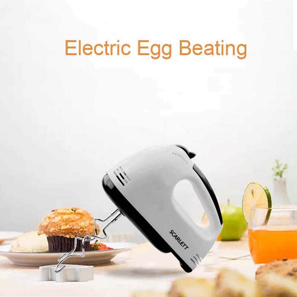 Super Hand Mixer, Pengaduk 7 Kecepatan yang bisa Otomatis - Free 4 Buah Alat Pengocok / Mixer