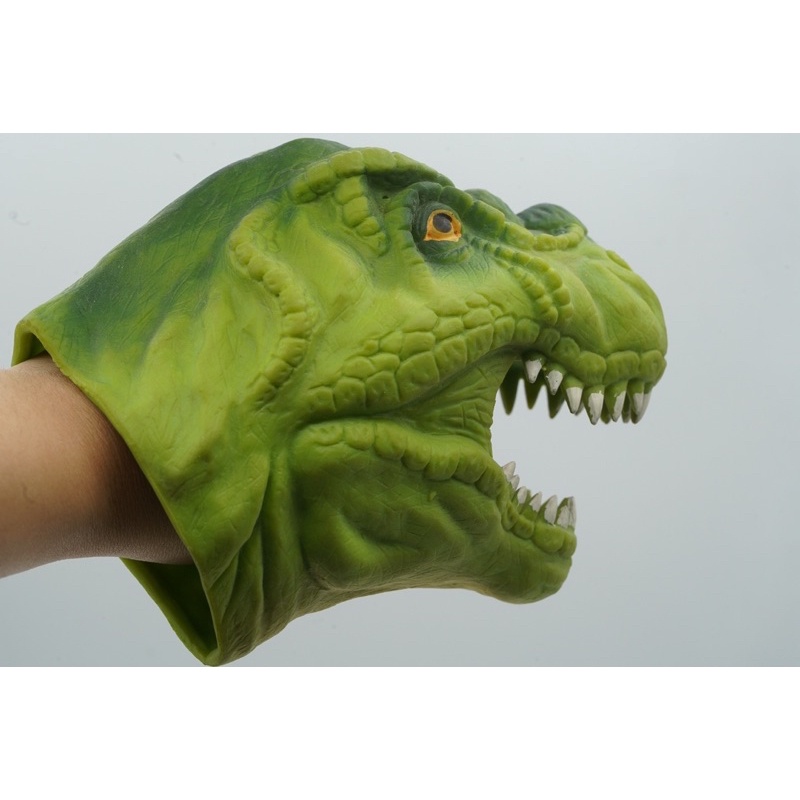 Mainan Muppet Hewan Dinosaurus T Rex Boneka Cerita Tangan