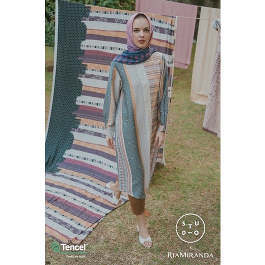 NEW Grey printed Gadja Cottonink X Riamiranda